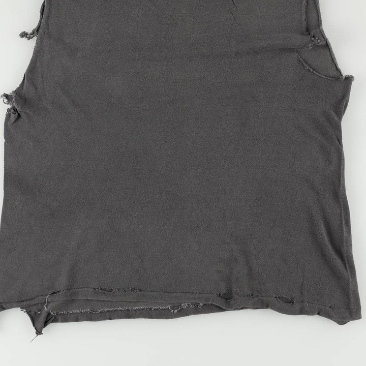 Harley-Davidson Eagle Pattern Sleeveless Motorcycle T-Shirt, Men's Size XL (approx.) unclear Charcoal Vintage Second Hand