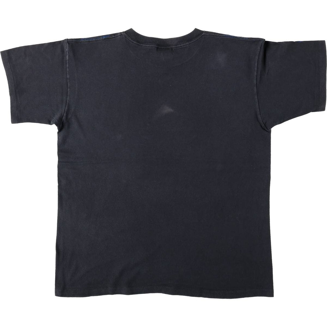 Harley-Davidson Motorcycle Bike T-shirt Made in USA Men's L size cotton black type Vintage Second Hand