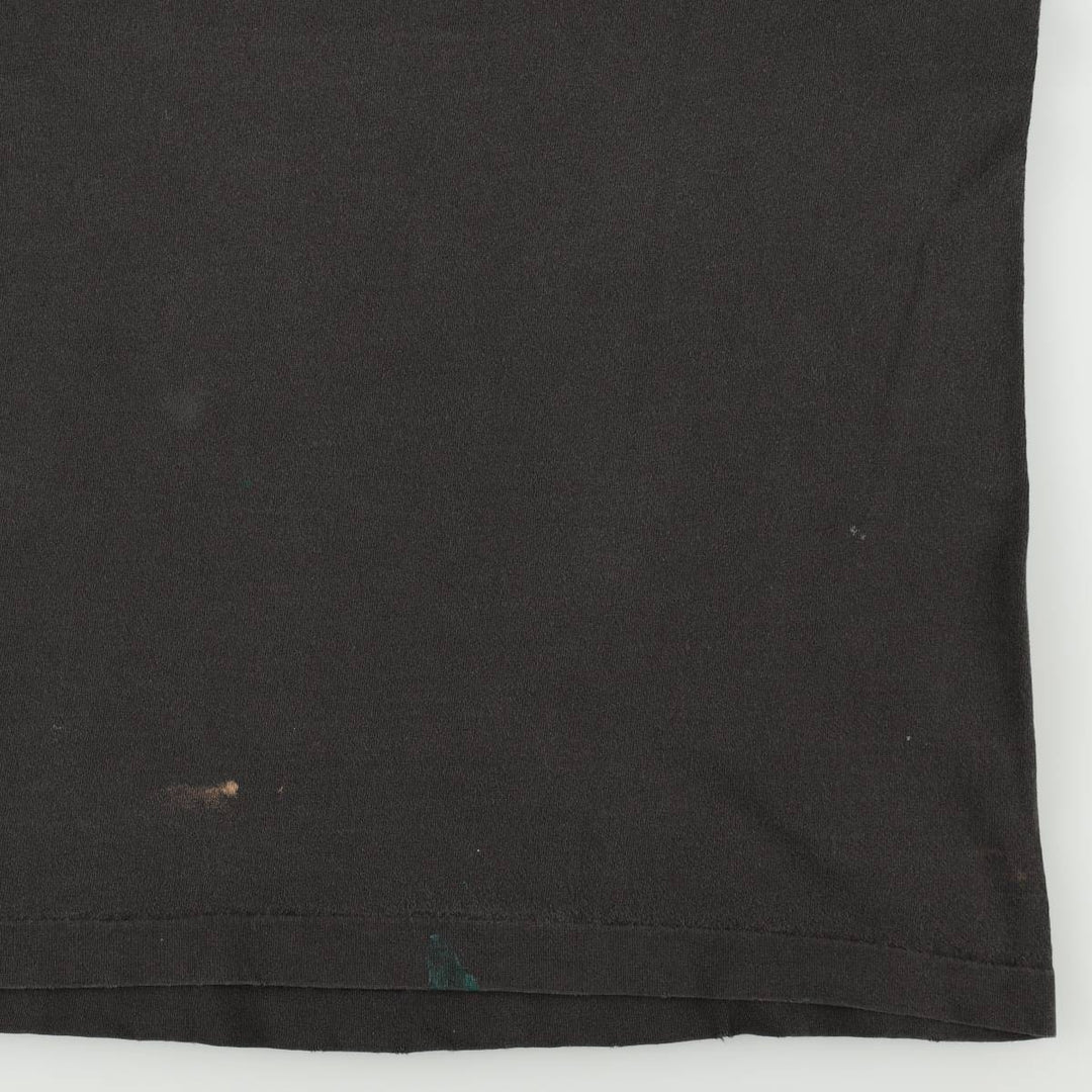 90'S Fruit of the Loom Motorcycle Bike T-Shirt, Made in USA, Men's XL equivalent, Vintage cotton black type Vintage Second Hand