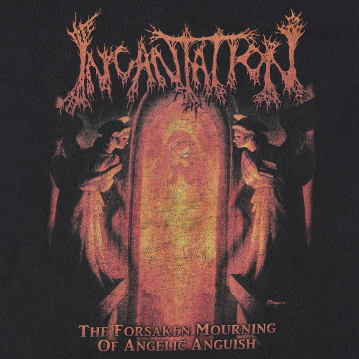 Incantation Band T-shirt, Men's XL equivalent. unclear black type Vintage Second Hand