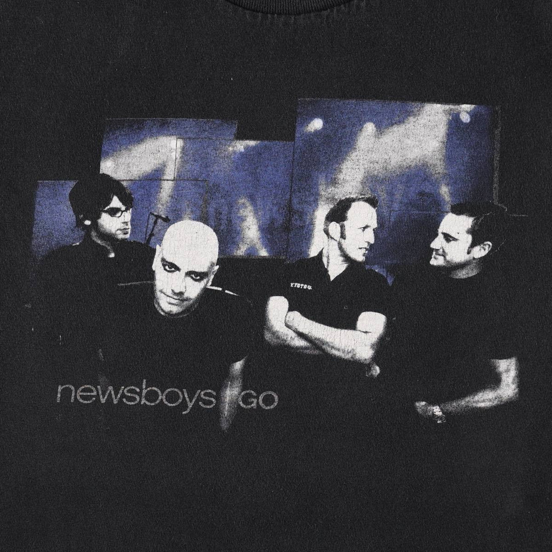 ALSTYLE NEWSBOYS Band T-shirt (Men's size S) cotton black type Vintage Second Hand