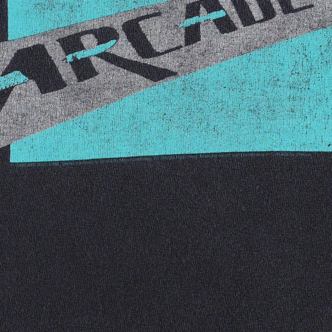 Tennessee River Arcade Fire Band T-Shirt (Men's Size L) cotton black type Vintage Second Hand