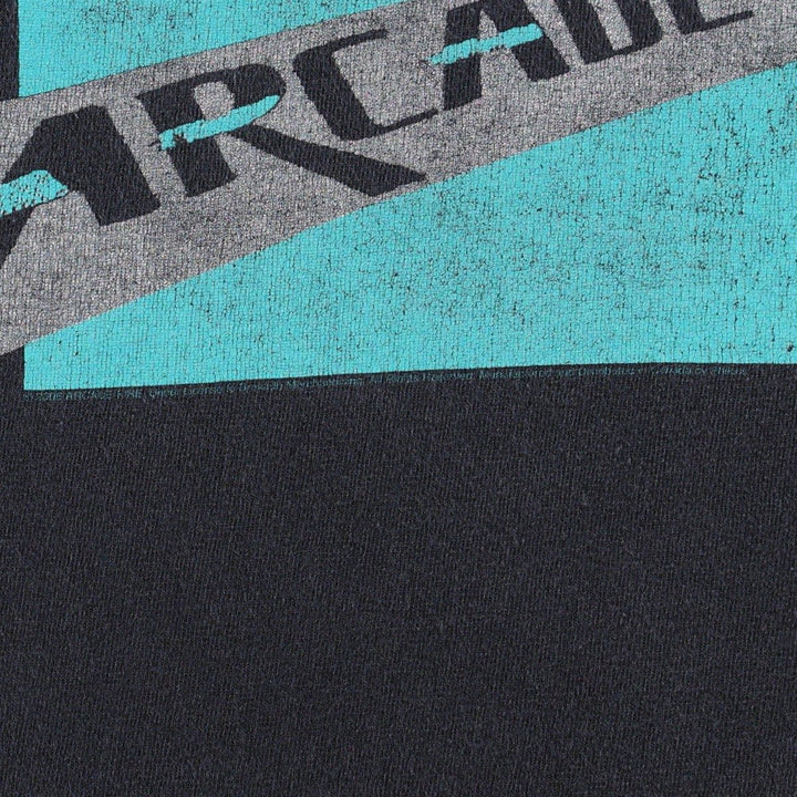 Tennessee River Arcade Fire Band T-Shirt (Men's Size L) cotton black type Vintage Second Hand