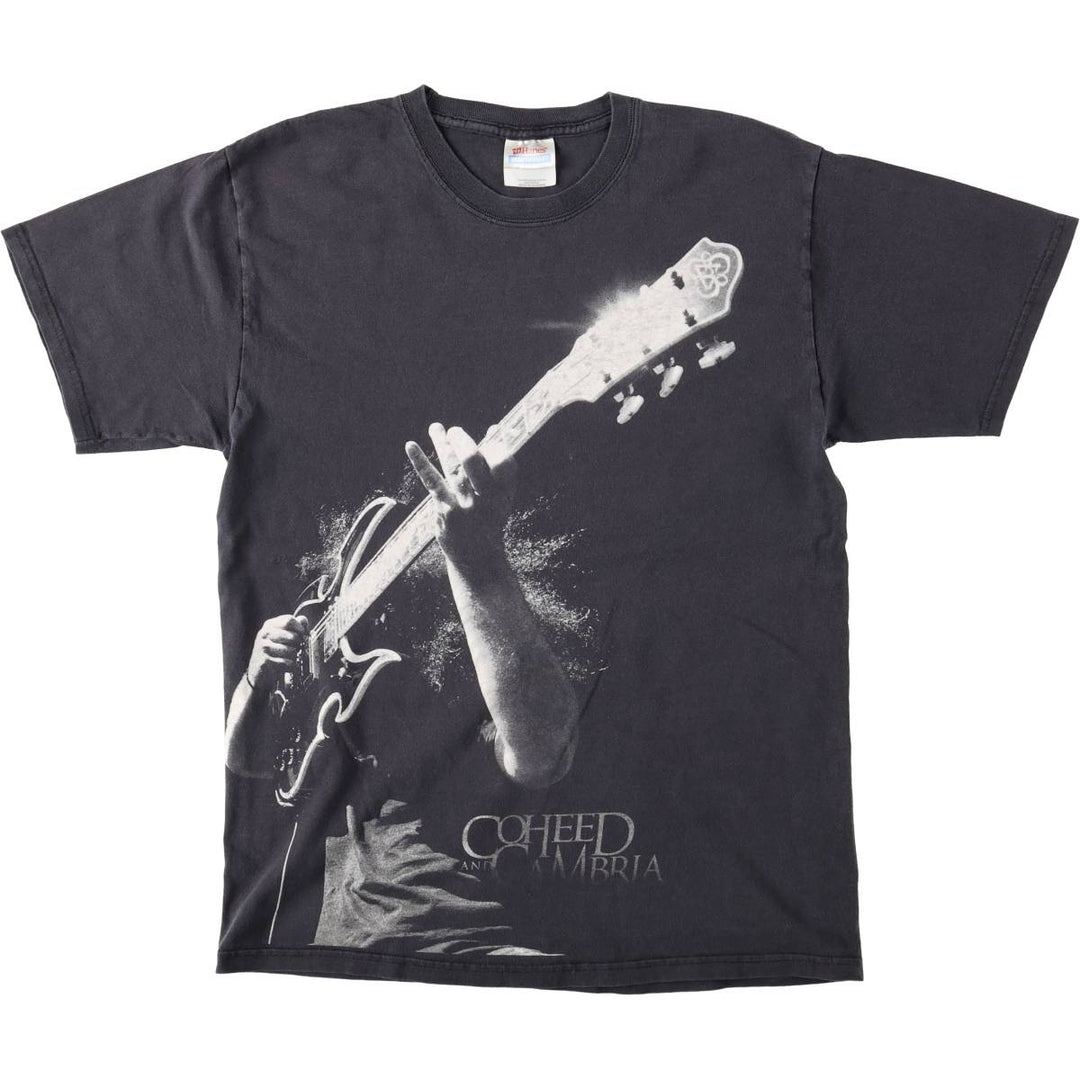 Hanes HEAVYWEIGHT Coheed and Cambria Band T-Shirt (Men's Size M) cotton black type Vintage Second Hand