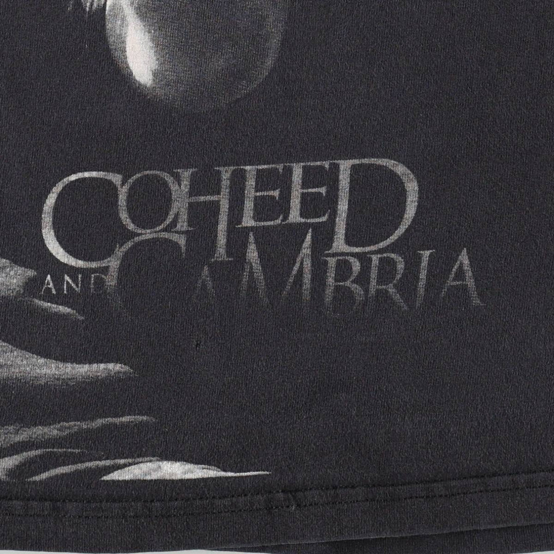 Hanes HEAVYWEIGHT Coheed and Cambria Band T-Shirt (Men's Size M) cotton black type Vintage Second Hand