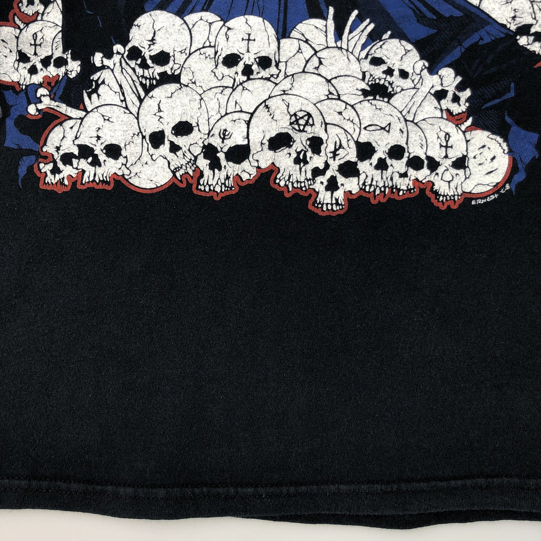 devastation Signs of Life Band T-shirt (Men's size L) unclear black type Vintage Second Hand
