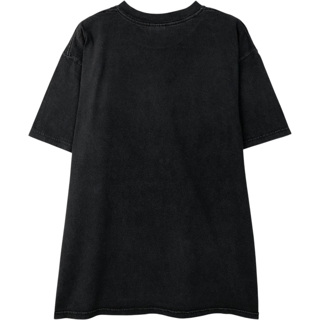 Gildan Heavy Cotton Band T-Shirt (Men's Size L) cotton black type Vintage Second Hand