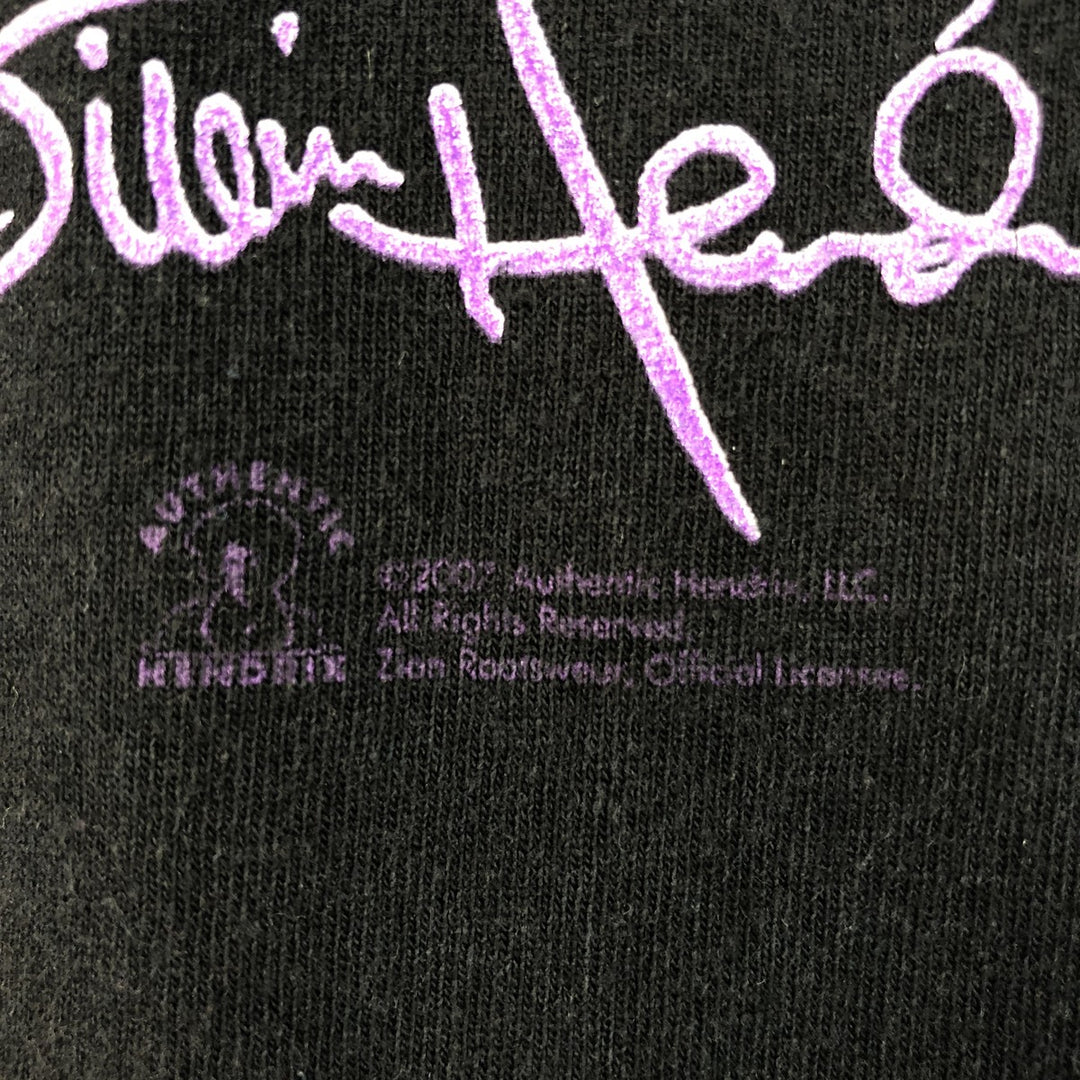 ZION JIMI HENDRIX Purple Haze Band T-Shirt (Men's Size L) cotton black type Vintage Second Hand