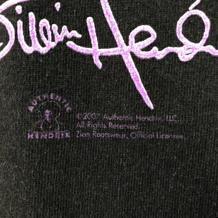 ZION JIMI HENDRIX Purple Haze Band T-Shirt (Men's Size L) cotton black type Vintage Second Hand