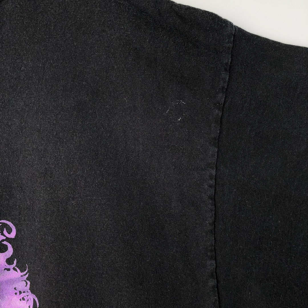ZION JIMI HENDRIX Purple Haze Band T-Shirt (Men's Size L) cotton black type Vintage Second Hand