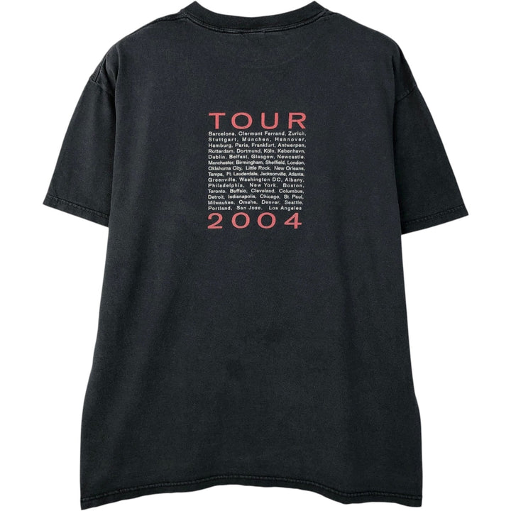 2000'S Eric Clapton band t-shirt, men's size M equivalent. cotton black type Vintage Second Hand