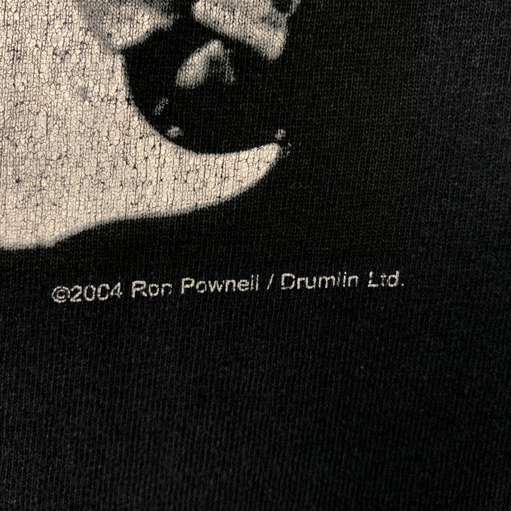 2000'S Eric Clapton band t-shirt, men's size M equivalent. cotton black type Vintage Second Hand