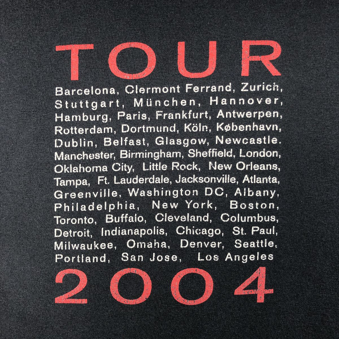 2000'S Eric Clapton band t-shirt, men's size M equivalent. cotton black type Vintage Second Hand