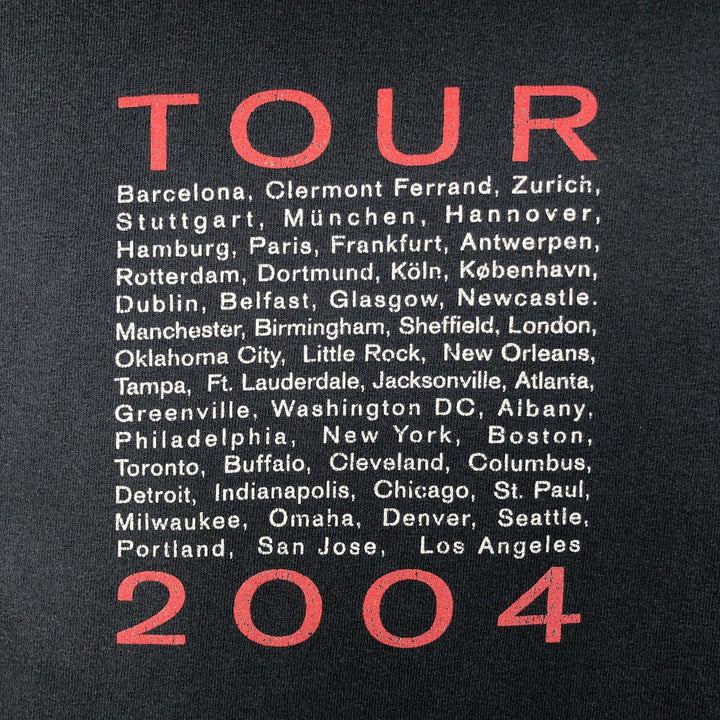 2000'S Eric Clapton band t-shirt, men's size M equivalent. cotton black type Vintage Second Hand