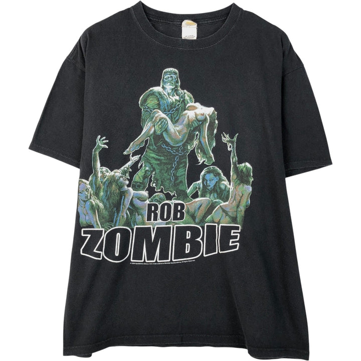 Anvil Rob Zombie Band T-Shirt (Men's XL equivalent) cotton black type Vintage Second Hand