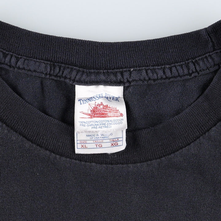 Tennessee River Lynyrd Skynyrd band t-shirt, men's size XL equivalent. cotton black type Vintage Second Hand