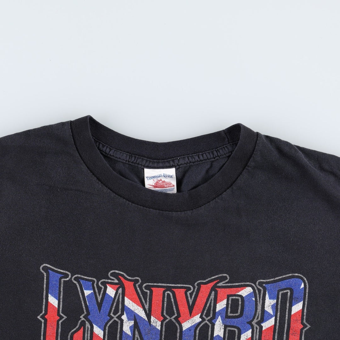 Tennessee River Lynyrd Skynyrd band t-shirt, men's size XL equivalent. cotton black type Vintage Second Hand