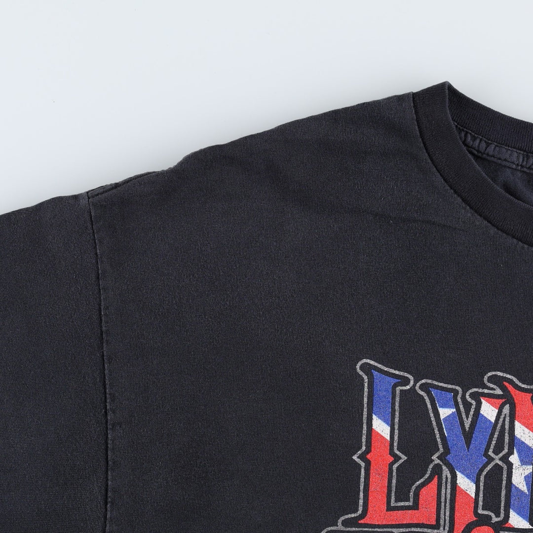 Tennessee River Lynyrd Skynyrd band t-shirt, men's size XL equivalent. cotton black type Vintage Second Hand