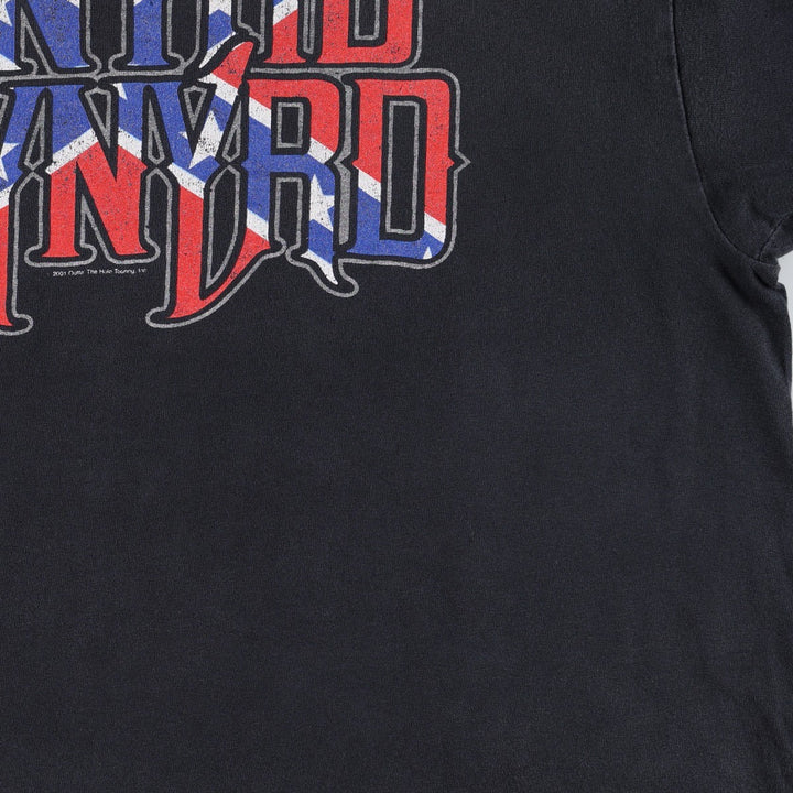 Tennessee River Lynyrd Skynyrd band t-shirt, men's size XL equivalent. cotton black type Vintage Second Hand
