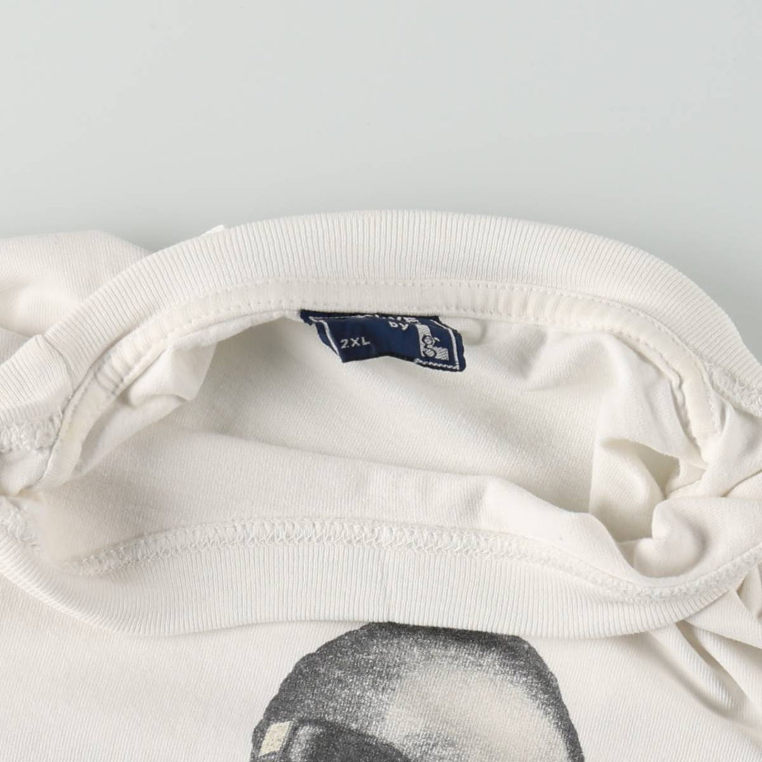 DELUXE THE NOTORIOUS BIG Rap T-Shirt (Men's XXL equivalent) unclear white type Vintage Second Hand