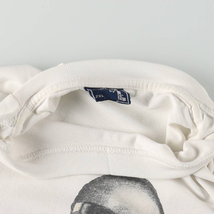 DELUXE THE NOTORIOUS BIG Rap T-Shirt (Men's XXL equivalent) unclear white type Vintage Second Hand