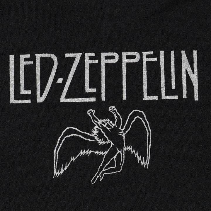 YAZBEK LED ZEPPELIN Band T-shirt (Men's size L) cotton black type Vintage Second Hand