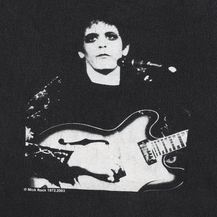 CINDER BLOCK LOU REED band t-shirt, men's size XL. cotton black type Vintage Second Hand
