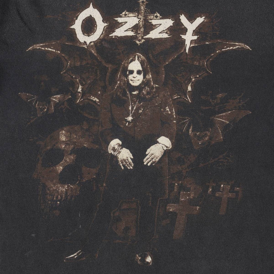 2000'S Ozzy Osbourne band t-shirt, men's size XL. unclear black type Vintage Second Hand