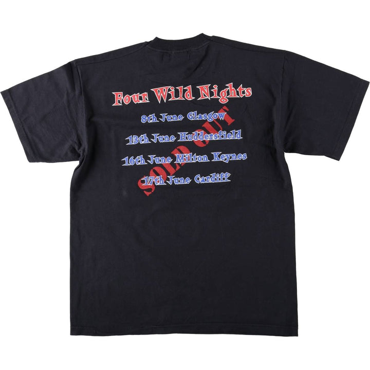 2000'S Screen Stars by Fruit of the Room Bon Jovi Band T-shirt (Men's size L equivalent) cotton black type Vintage Second Hand