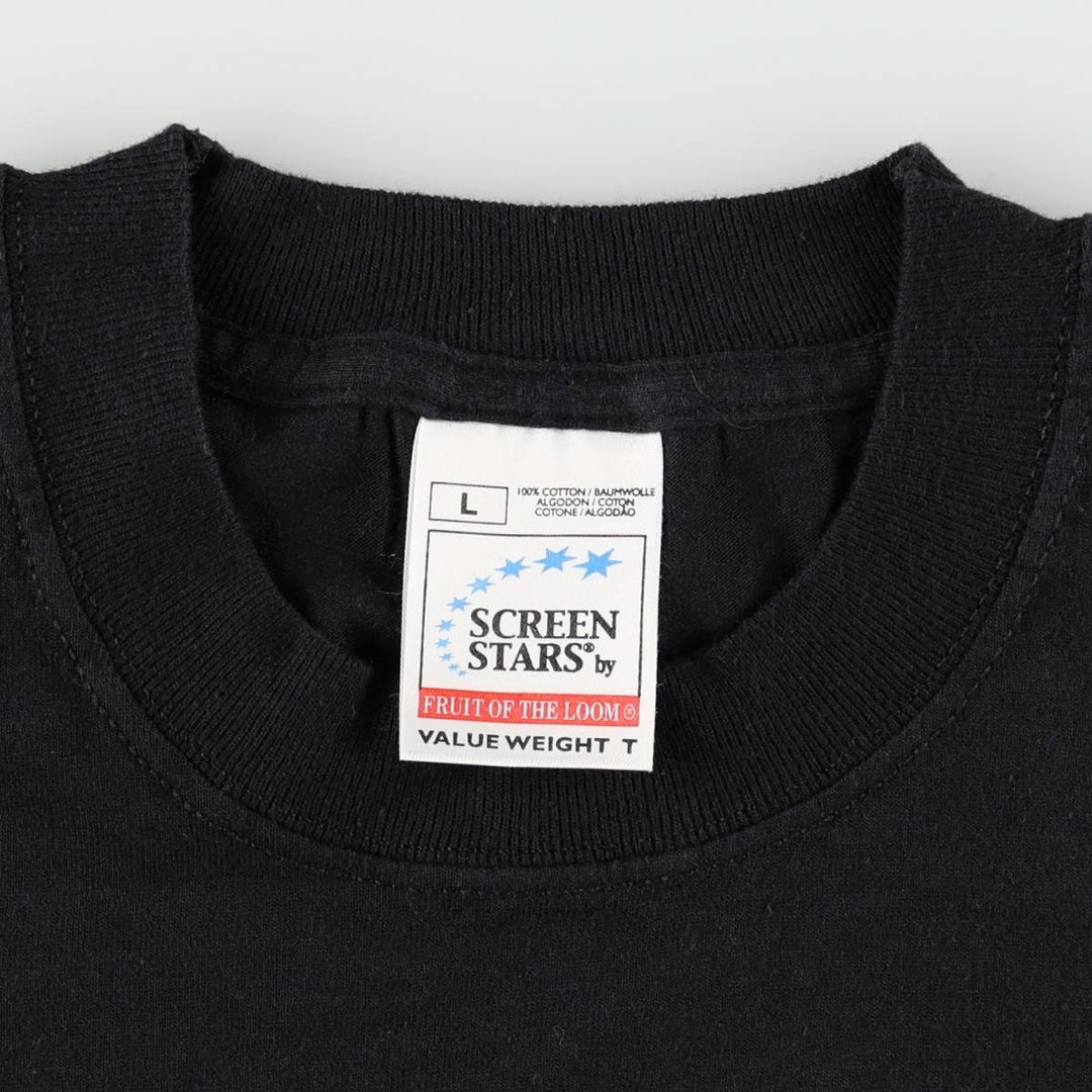 2000'S Screen Stars by Fruit of the Room Bon Jovi Band T-shirt (Men's size L equivalent) cotton black type Vintage Second Hand