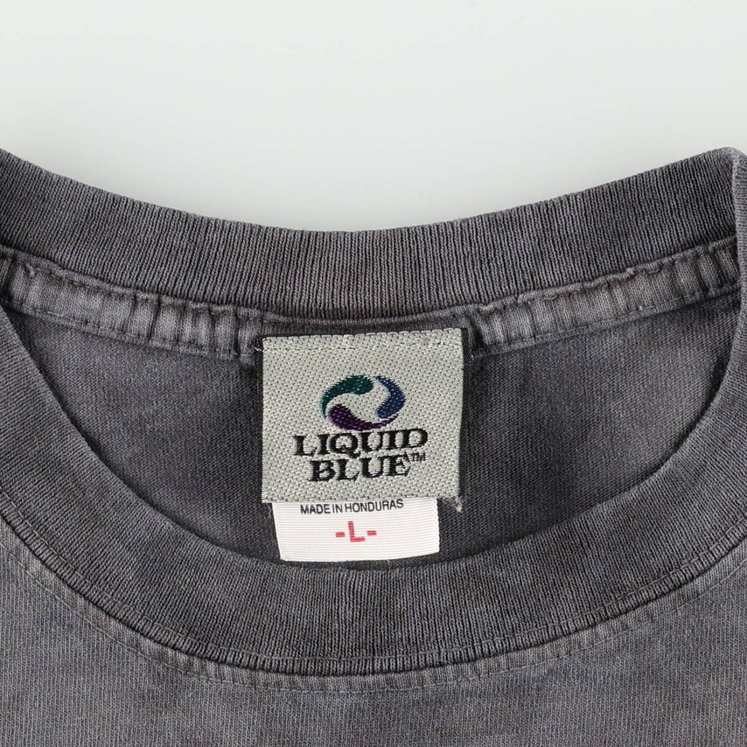 Liquid Blue LIQUID BLUE PINK FLOYD Pink Floyd Band T-shirt Band T Men's L size cotton Charcoal Vintage Second Hand