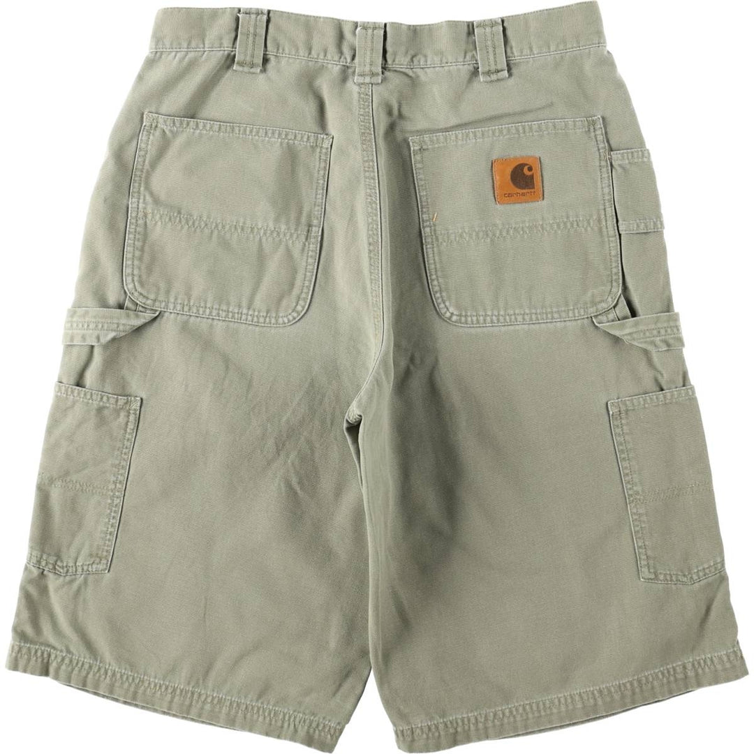 Carhartt Duck Painter Shorts, Men's Size W32 unclear Khaki type Vintage Second Hand