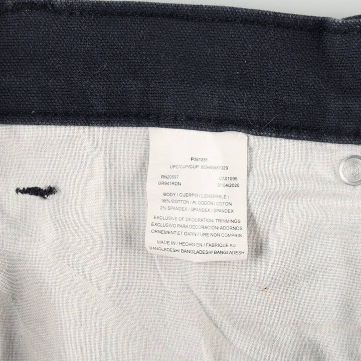 Dickies Duck Fabric Work Shorts, Half Pants, Men's, W37 cotton navy blue type Vintage Second Hand