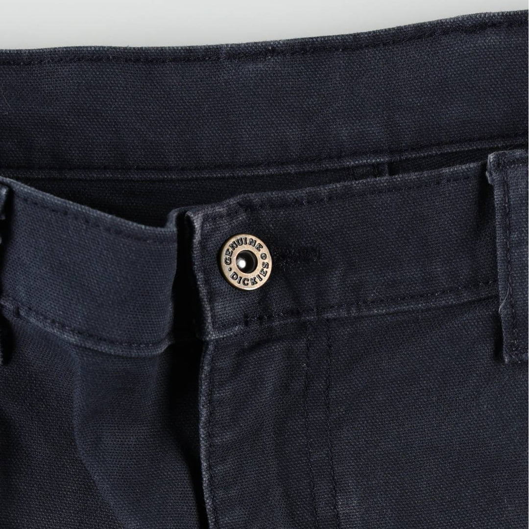 Dickies Duck Fabric Work Shorts, Half Pants, Men's, W37 cotton navy blue type Vintage Second Hand