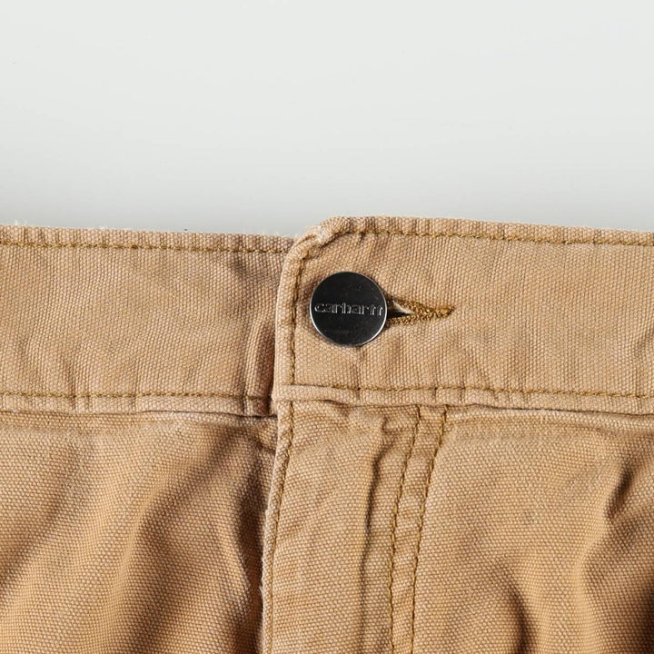 Carhartt Relaxed Fit Duck Work Shorts, Short Pants, Men's, W34 equivalent cotton Beige type Vintage Second Hand