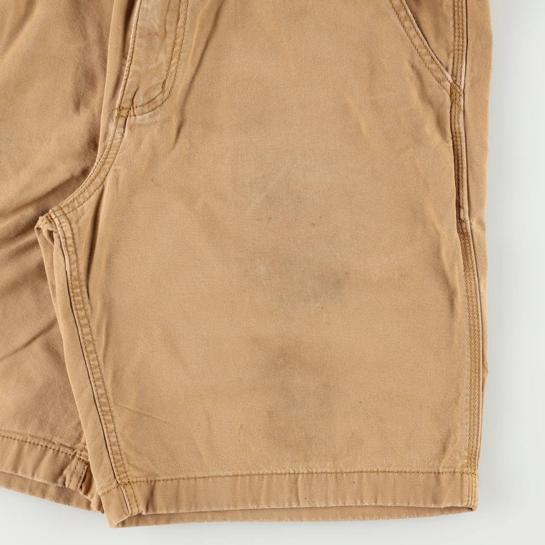 Carhartt Relaxed Fit Duck Work Shorts, Short Pants, Men's, W34 equivalent cotton Beige type Vintage Second Hand