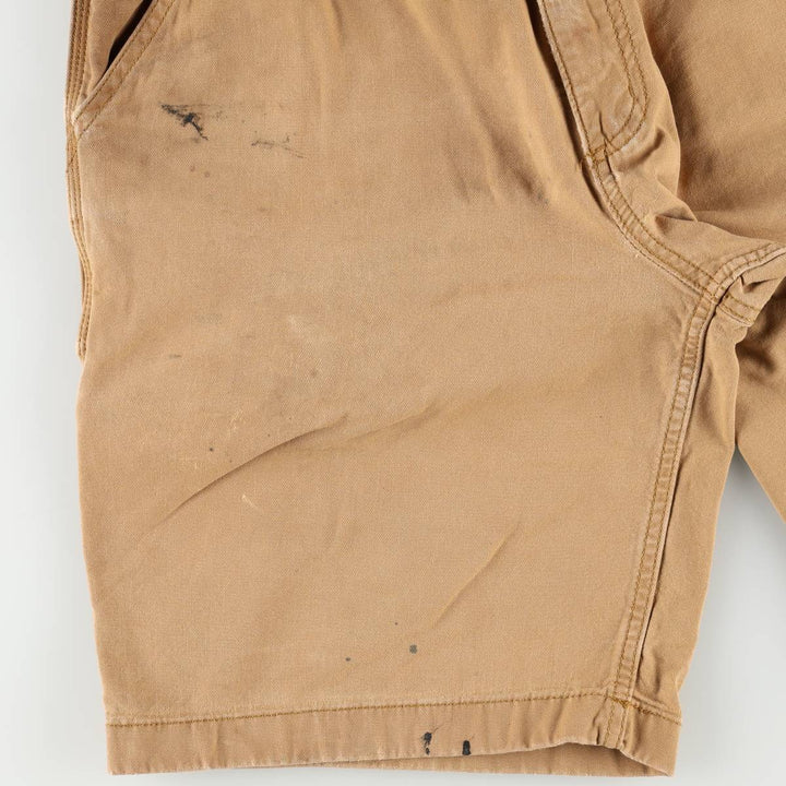Carhartt Relaxed Fit Duck Work Shorts, Short Pants, Men's, W34 equivalent cotton Beige type Vintage Second Hand