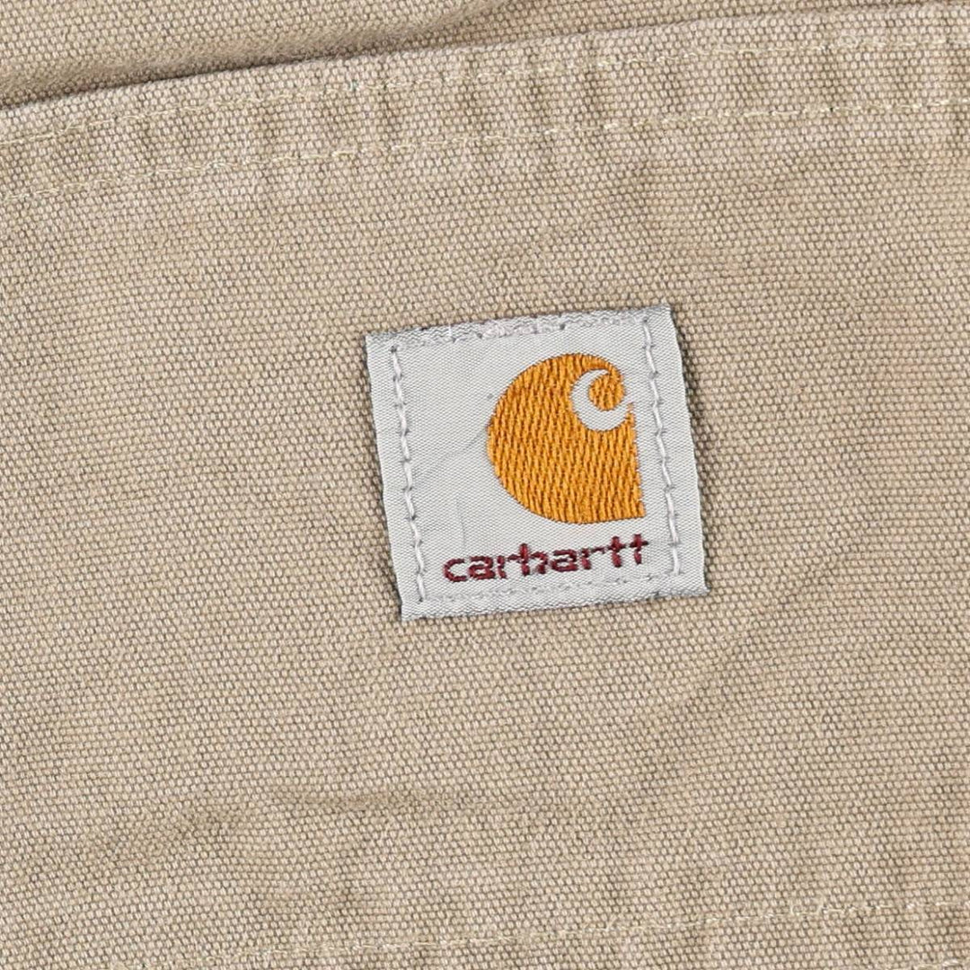 Carhartt Duck Painter Shorts, Half Pants, Men's, W31 equivalent cotton Beige type Vintage Second Hand