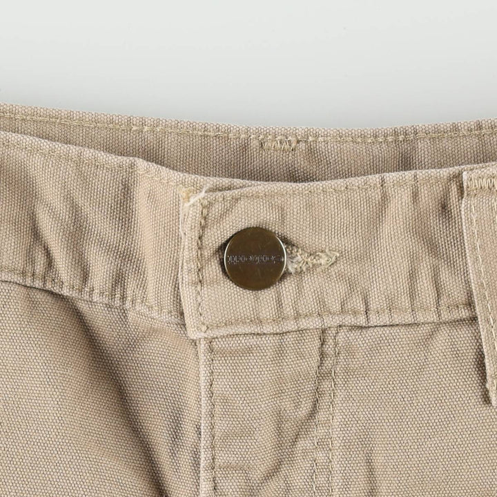 Carhartt Duck Painter Shorts, Half Pants, Men's, W31 equivalent cotton Beige type Vintage Second Hand
