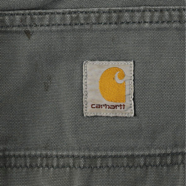 Carhartt Relaxed Fit Duck Canvas Work Shorts (Men's W30 equivalent) cotton blue type Vintage Second Hand