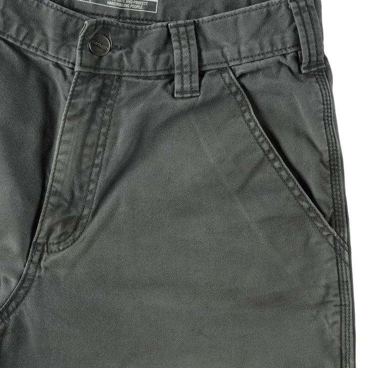 Carhartt Relaxed Fit Duck Canvas Work Shorts (Men's W30 equivalent) cotton blue type Vintage Second Hand
