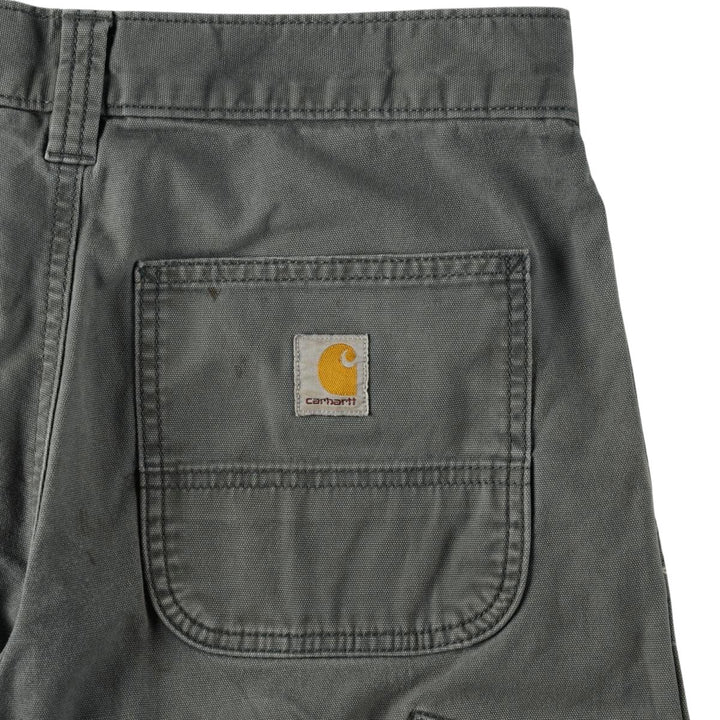 Carhartt Relaxed Fit Duck Canvas Work Shorts (Men's W30 equivalent) cotton blue type Vintage Second Hand