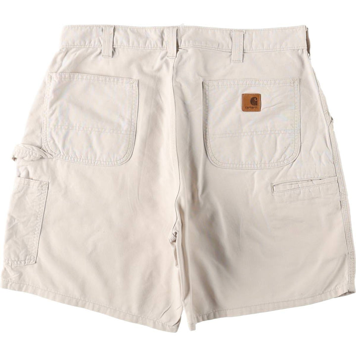 Carhartt Original Fit Duck Painter Shorts, Men's Size 35 cotton Beige type Vintage Second Hand
