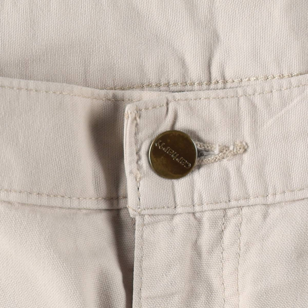 Carhartt Original Fit Duck Painter Shorts, Men's Size 35 cotton Beige type Vintage Second Hand