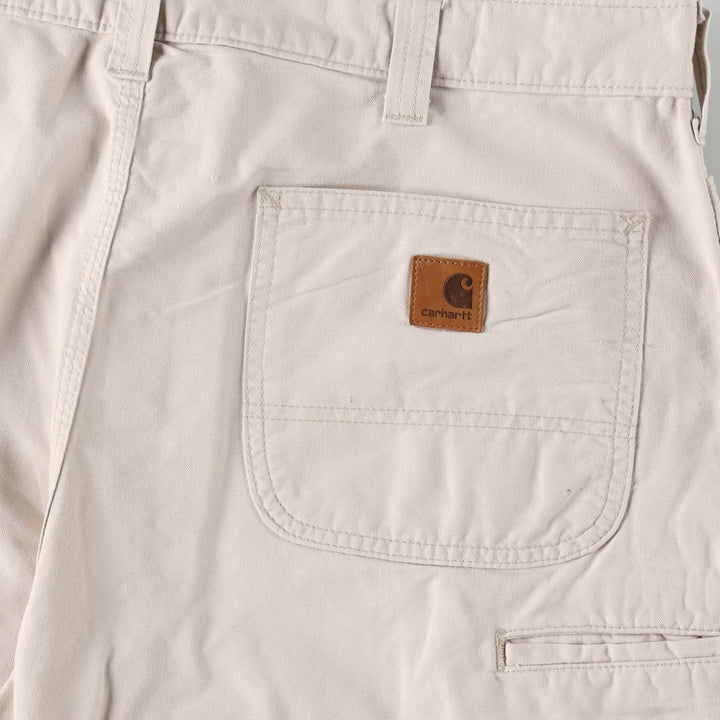 Carhartt Original Fit Duck Painter Shorts, Men's Size 35 cotton Beige type Vintage Second Hand