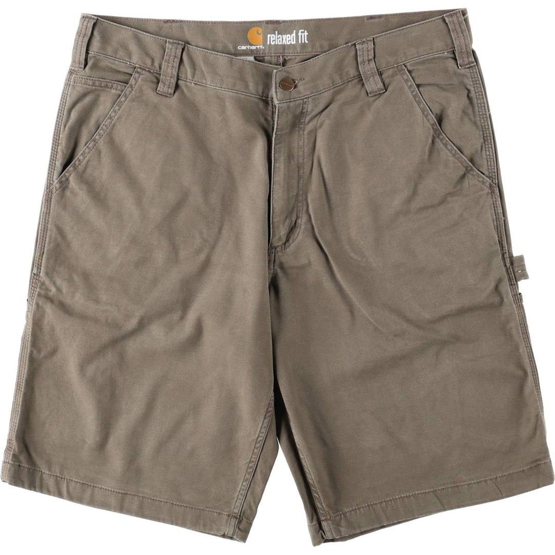 Carhartt Duck Painter Shorts, Shorts, Men's, W36 equivalent cotton Khaki type brown Vintage Second Hand