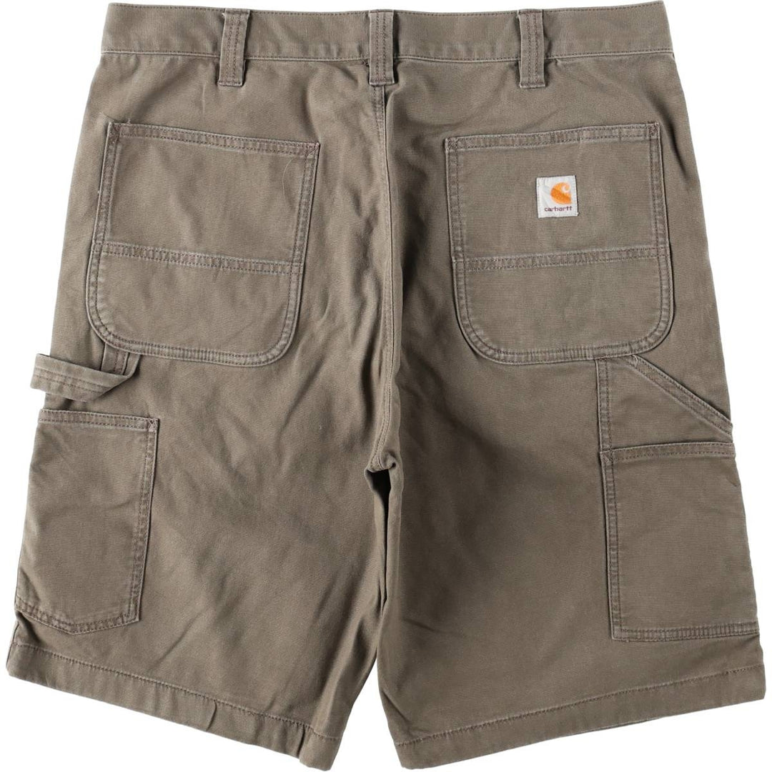 Carhartt Duck Painter Shorts, Shorts, Men's, W36 equivalent cotton Khaki type brown Vintage Second Hand