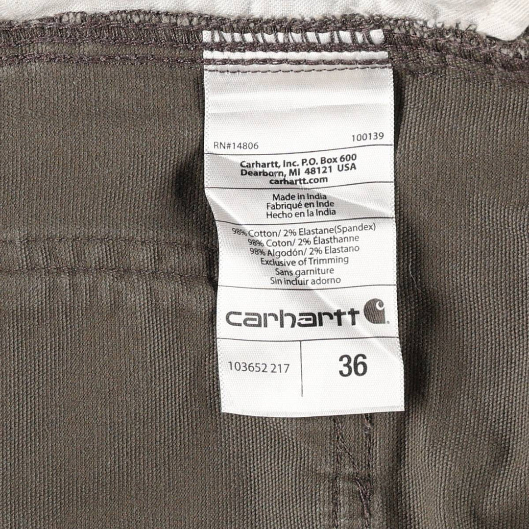 Carhartt Duck Painter Shorts, Shorts, Men's, W36 equivalent cotton Khaki type brown Vintage Second Hand