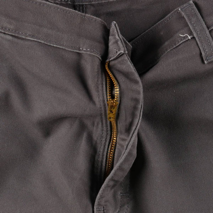 Dickies FLEX REGULAR Duck Canvas Painter Shorts (Men's W37 equivalent) cotton Charcoal Vintage Second Hand