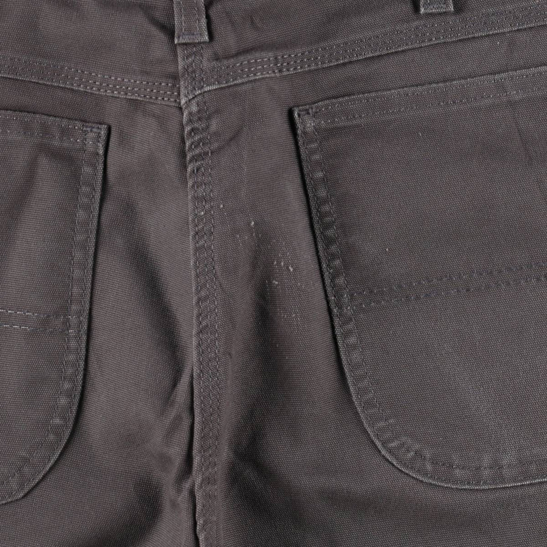 Dickies FLEX REGULAR Duck Canvas Painter Shorts (Men's W37 equivalent) cotton Charcoal Vintage Second Hand